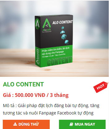 alo content giai phap xay dung noi dung fanpage dat lich dang bai tu dong - Top các phần mềm marketing đa kênh tốt nhất 2019