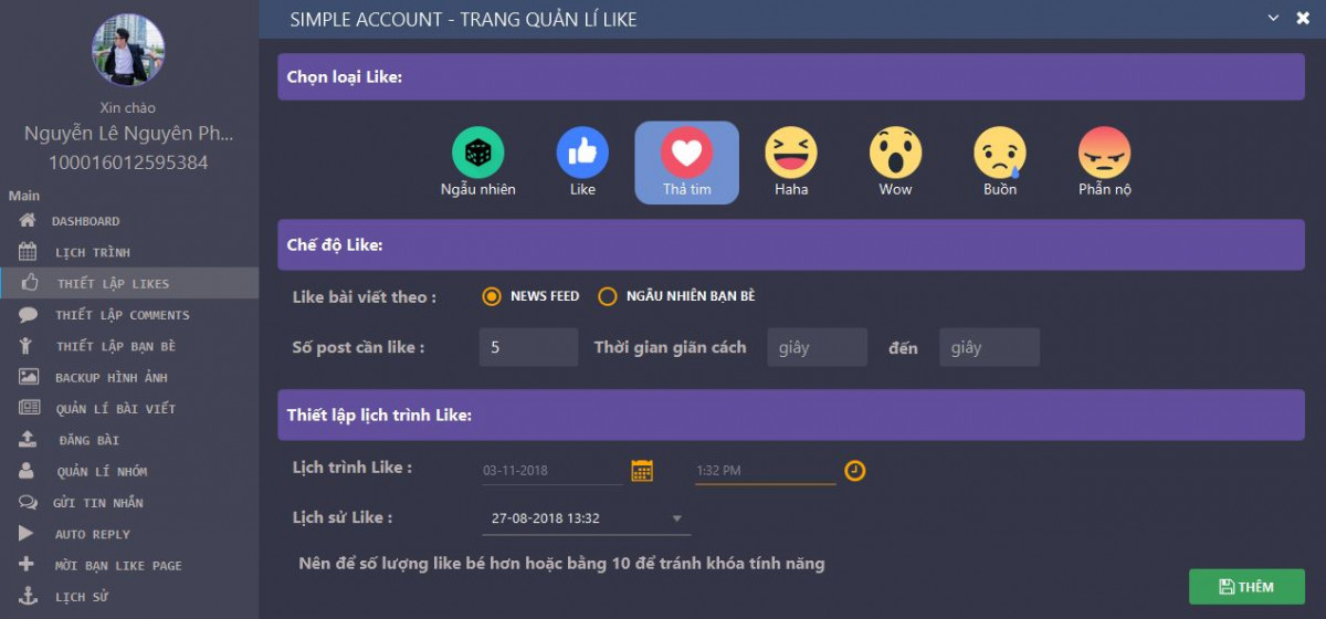 autolike - Gợi ý 5 cách thức quảng cáo khuyến mãi hiệu quả cao trên Facebook bằng phần mềm ATP