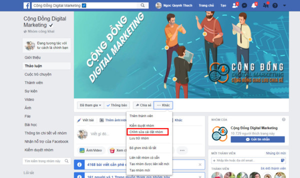 caidatnhom - Hướng dẫn cách tăng thành viên nhóm facebook - add mem facebook group 2019