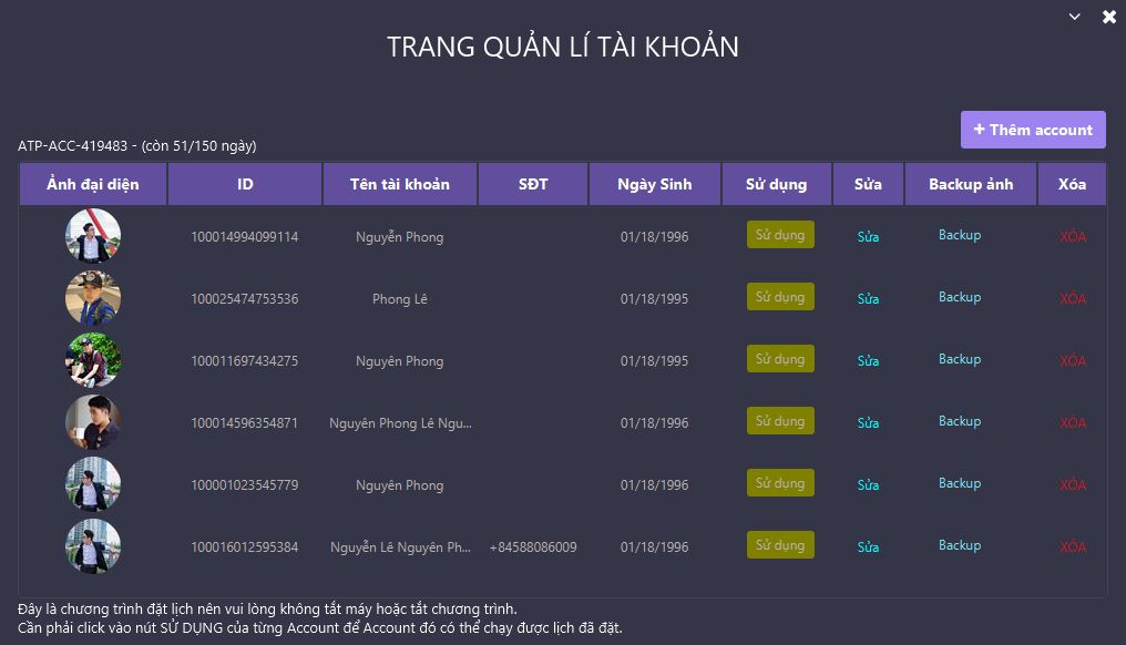 login nhieu tk - Gợi ý 5 cách thức quảng cáo khuyến mãi hiệu quả cao trên Facebook bằng phần mềm ATP