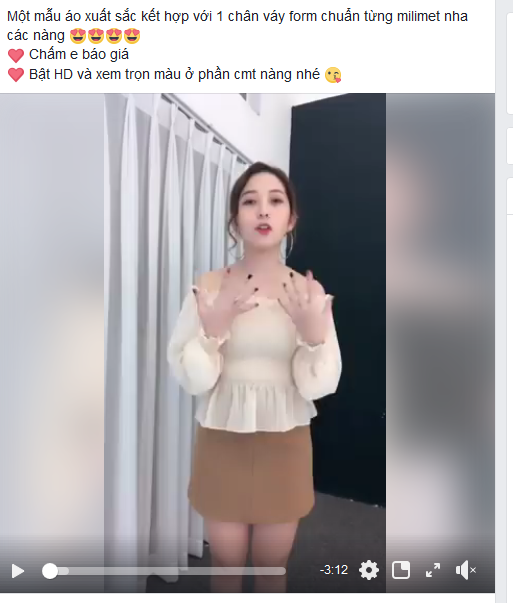 video dempo - Phân tích case study kinh doanh thời trang online trên fanpage facebook