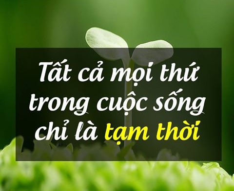 Không có gì là mãi mãi