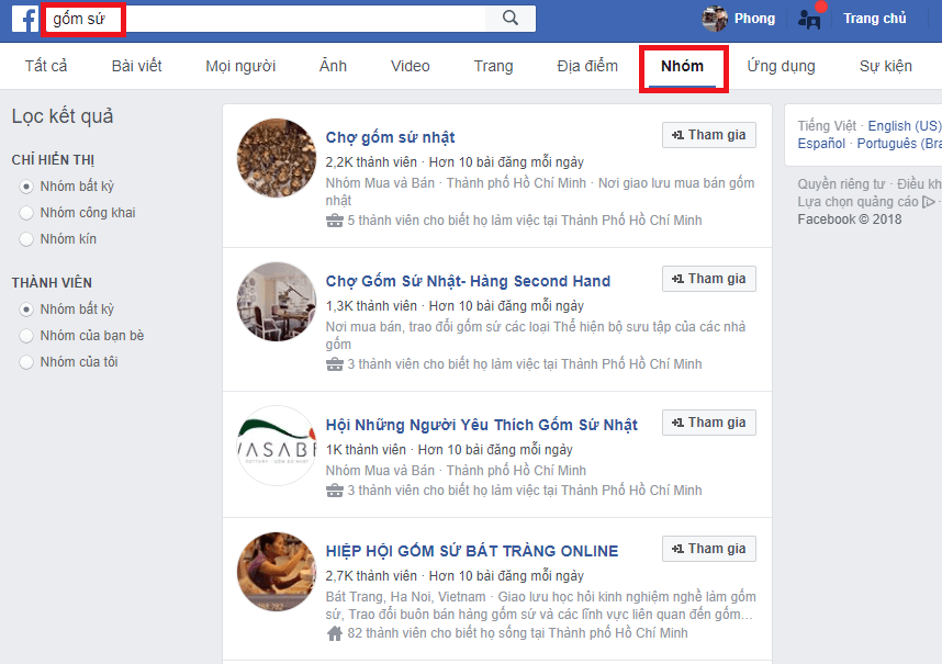 Kết quả hình ảnh cho group facebook bán hàng