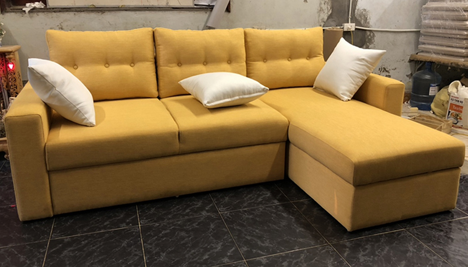 Ghế sofa giường bọc nỉ