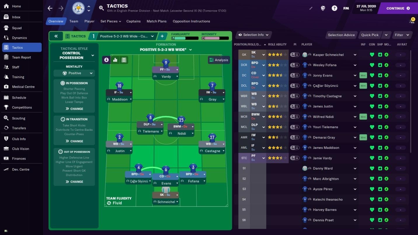 Football Manager 2021 trên Steam