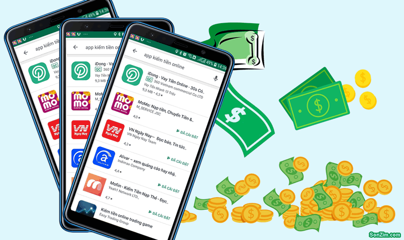 Top 16 app kiếm tiền trên điện thoại tốt nhất tháng 10/2021
