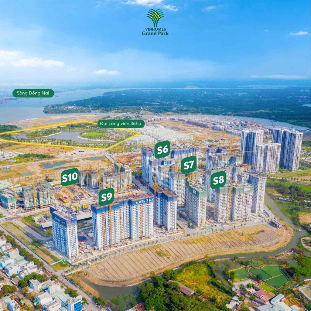 Tiến độ Vinhomes Grand Park 2022 (cập nhật) - Phân khu cao tầng + thấp tầng + tiện ích - Trực tiếp và đầy đủ