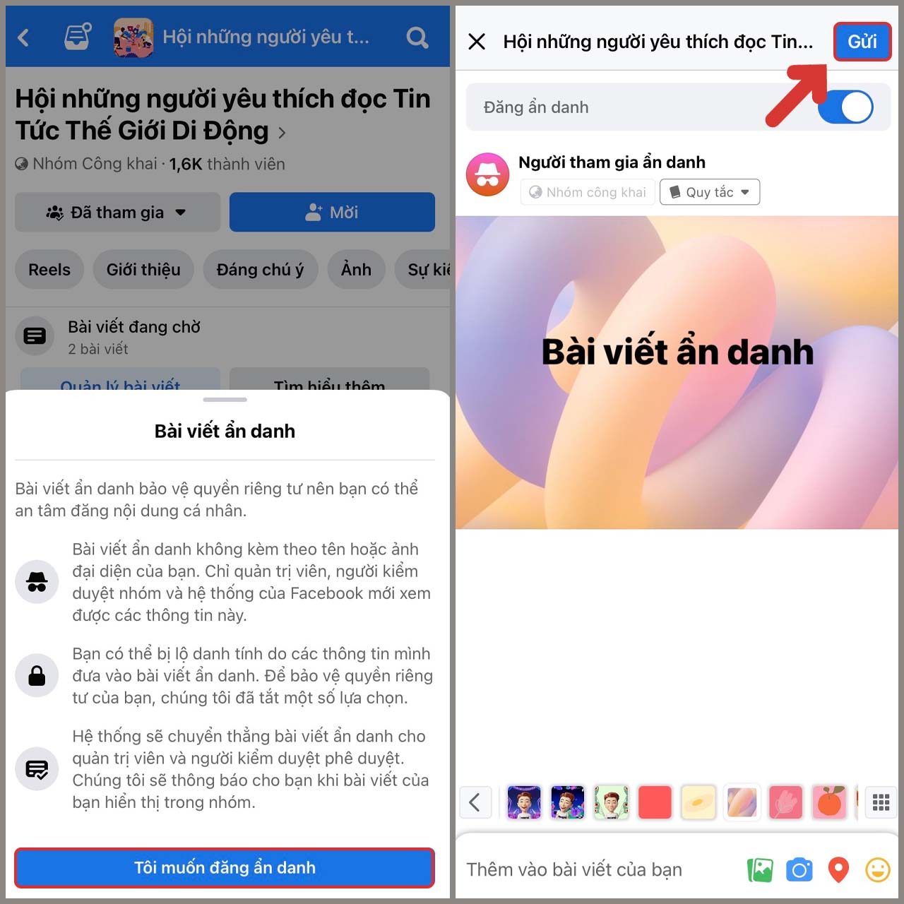 Cách mở chặn đăng bài trên Facebook 3