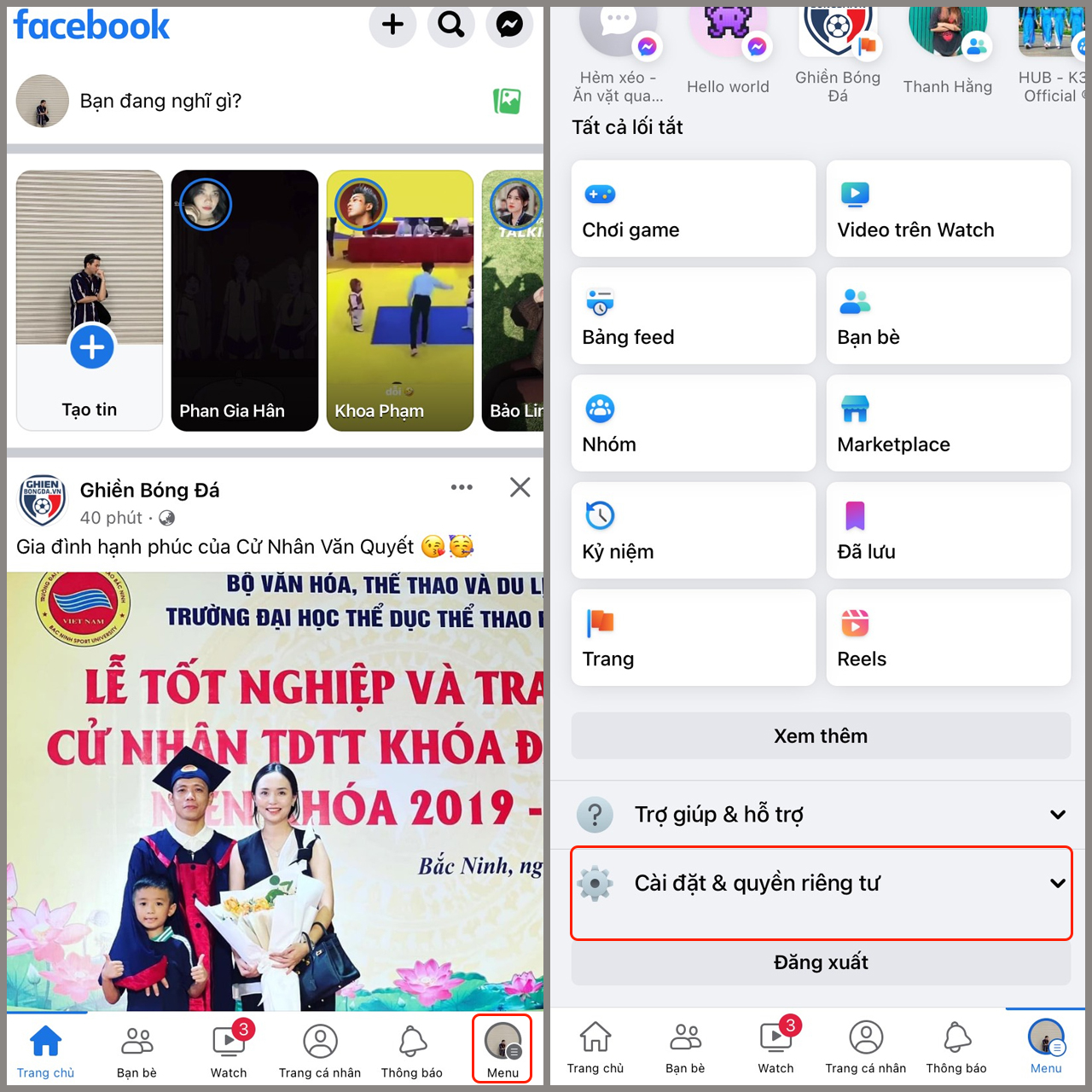 Cách để bỏ chặn trên Facebook​​ 1