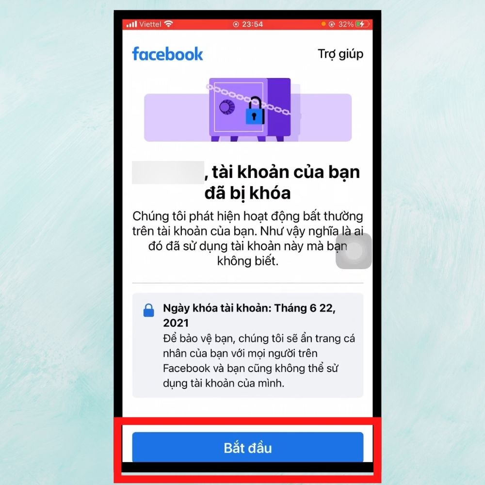 Cách mở tài khoản Facebook bị khóa 2